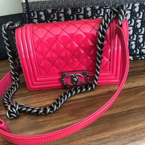 Sold out 🛑Chanel Pink Boy Bag - Picture 2 of 9